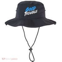 Good Trouble John Lewis Tribute Brush Stroke Bucket Hat thumb 0