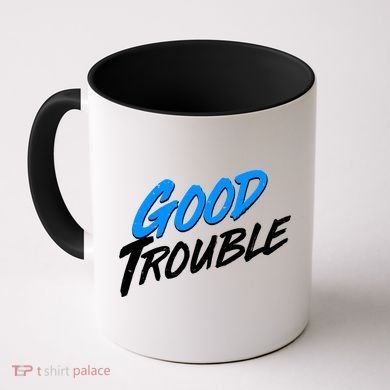 Good Trouble John Lewis Tribute Brush Stroke Coffee Mug