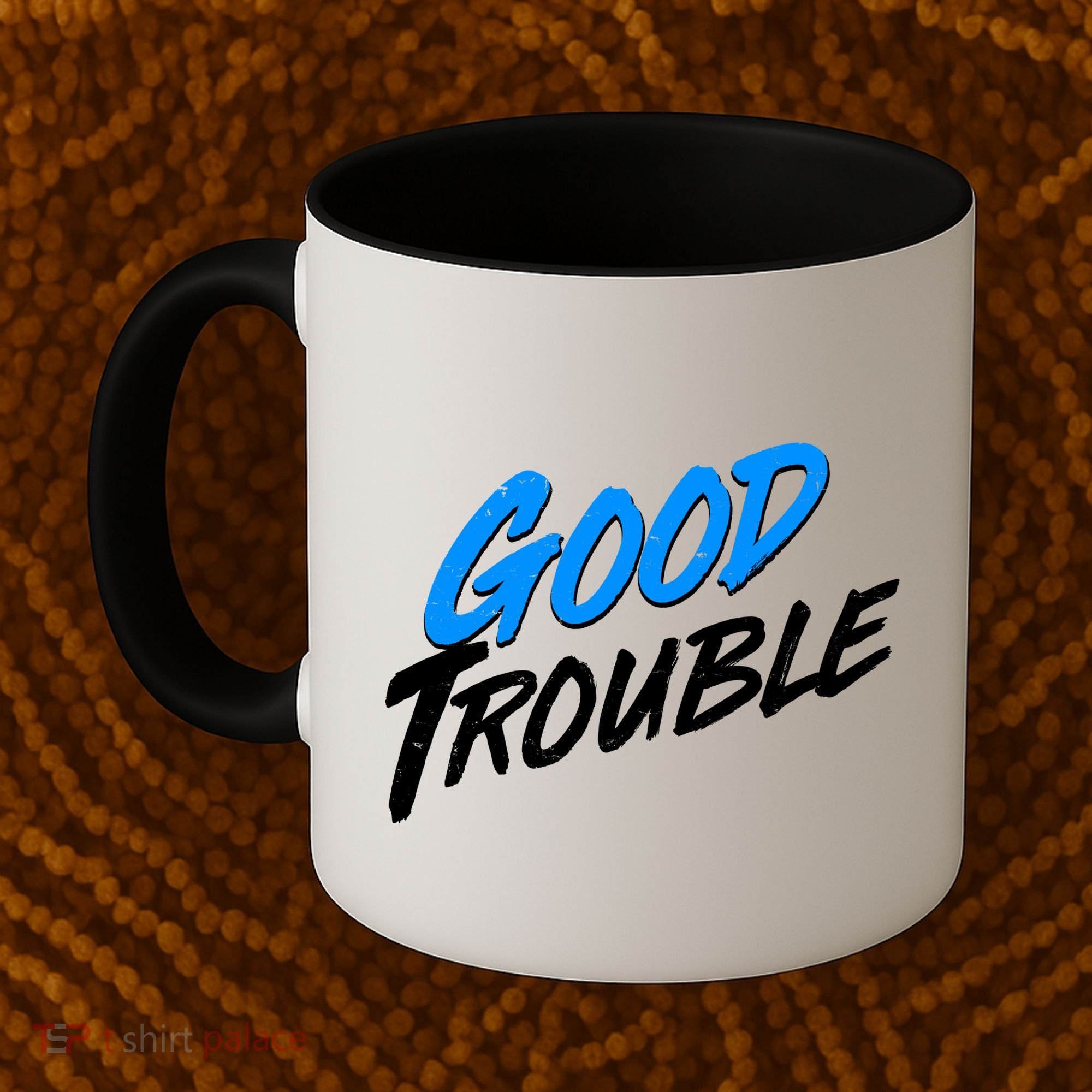 Good Trouble John Lewis Tribute Brush Stroke Coffee Mug