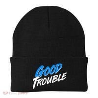 Good Trouble John Lewis Tribute Brush Stroke Beanie thumb 0