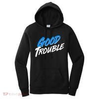 Good Trouble John Lewis Tribute Brush Stroke Women's Hoodie thumb 0