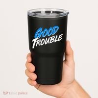 Good Trouble John Lewis Tribute Brush Stroke Tumbler thumb 2