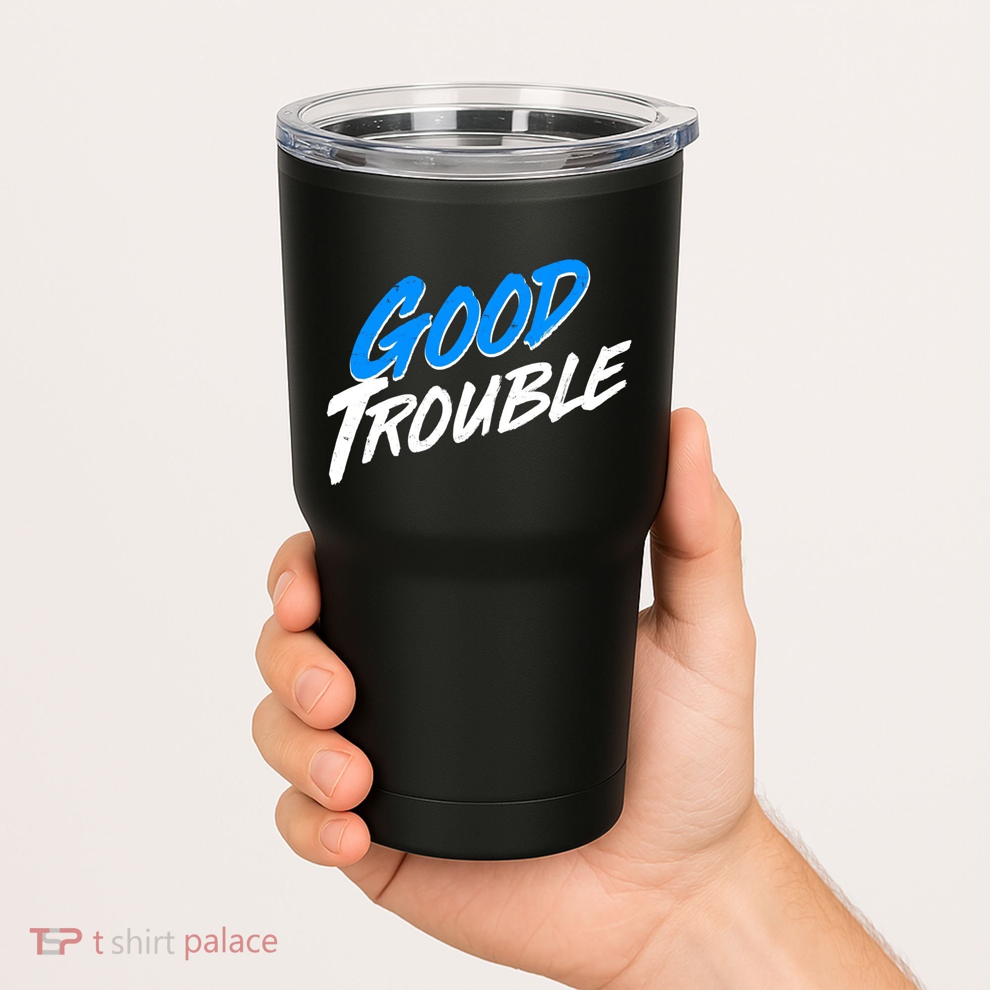 Good Trouble John Lewis Tribute Brush Stroke Tumbler