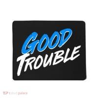 Good Trouble John Lewis Tribute Brush Stroke Mousepad thumb 0