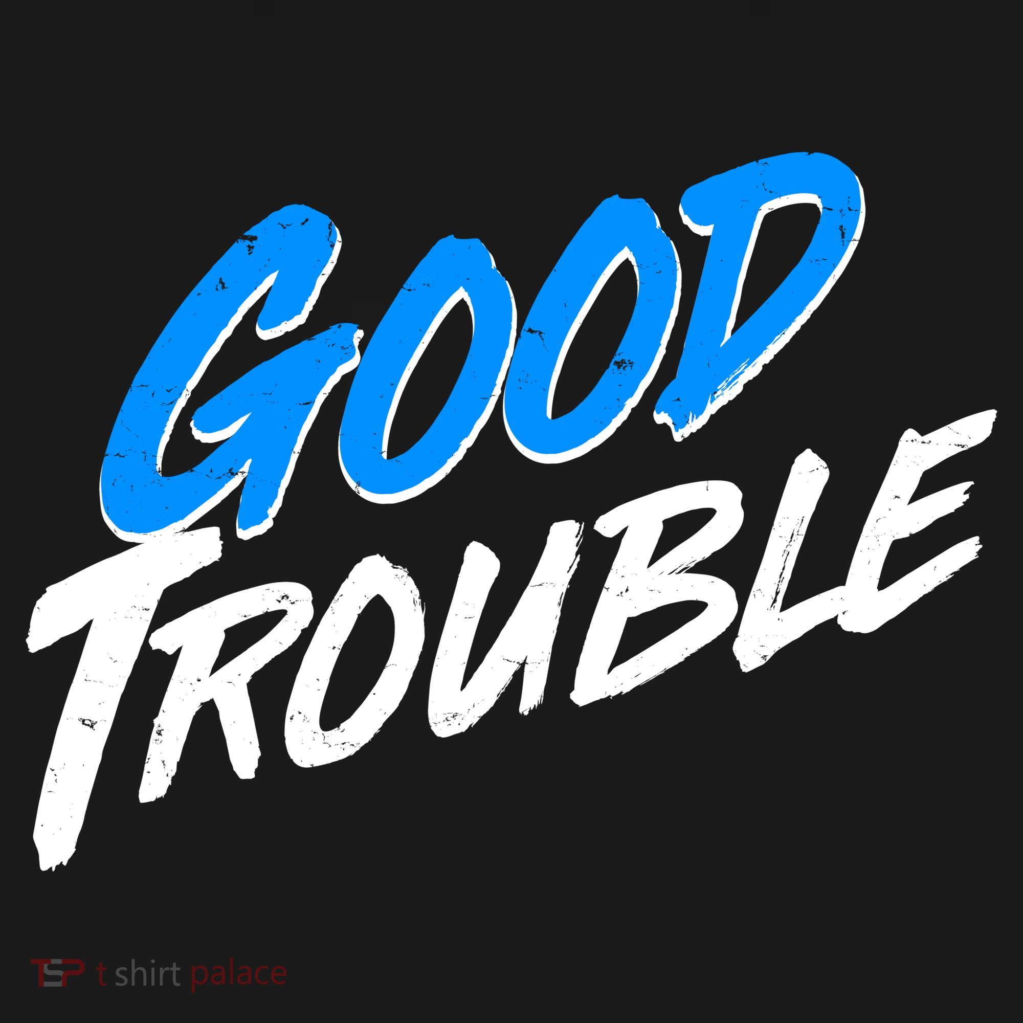 Good Trouble John Lewis Tribute Brush Stroke Mousepad