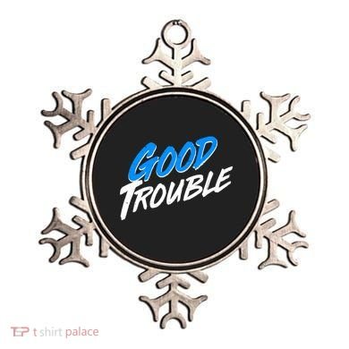 Good Trouble John Lewis Tribute Brush Stroke Ornament