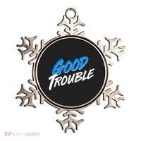 Good Trouble John Lewis Tribute Brush Stroke Ornament thumb 0