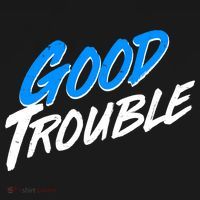 Good Trouble John Lewis Tribute Brush Stroke Ornament thumb 1