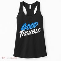 Good Trouble John Lewis Tribute Brush Stroke Women's Tank Top thumb 0