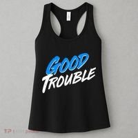 Good Trouble John Lewis Tribute Brush Stroke Women's Tank Top thumb 3