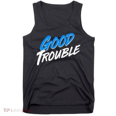 Good Trouble John Lewis Tribute Brush Stroke Tank Top