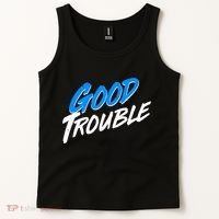 Good Trouble John Lewis Tribute Brush Stroke Tank Top thumb 2