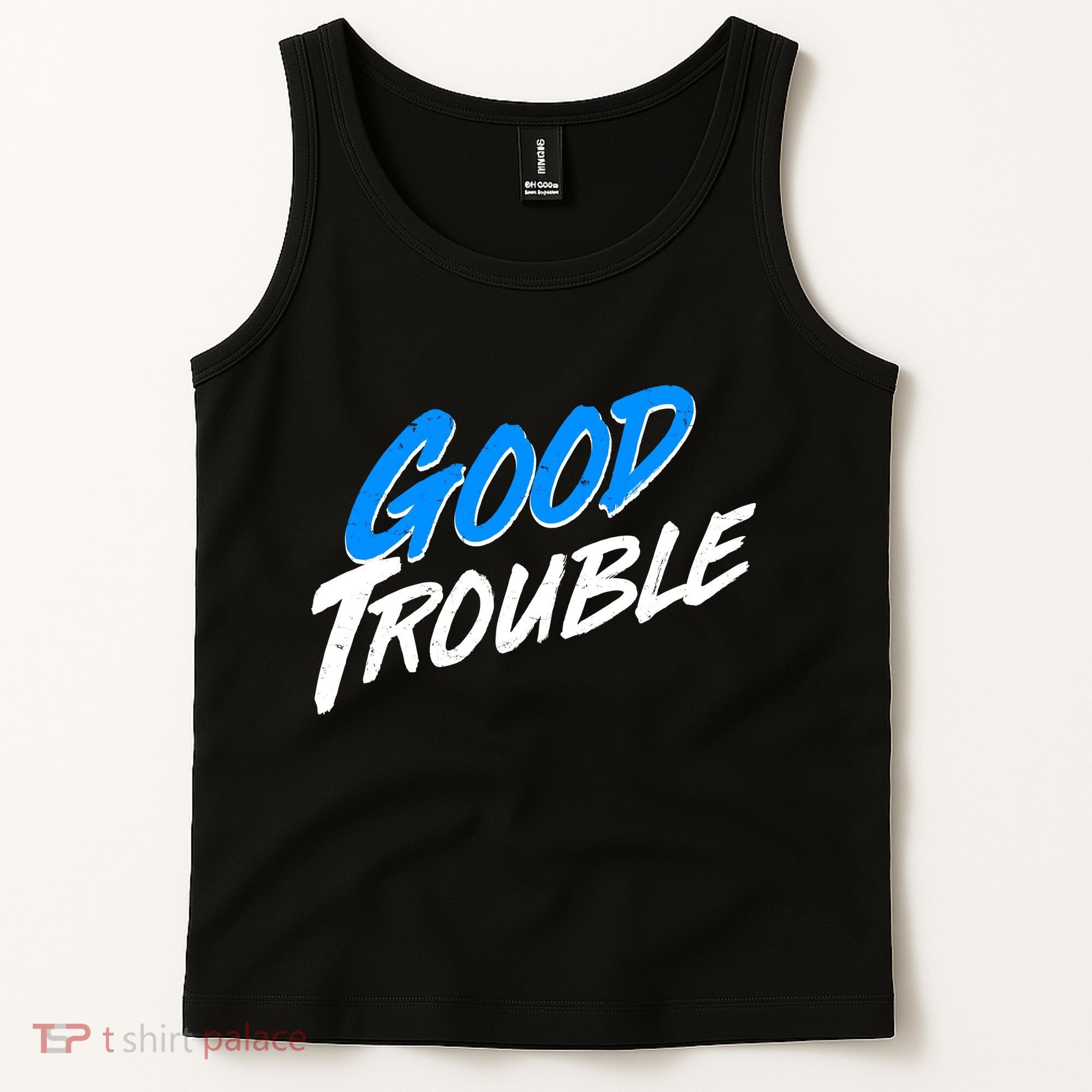 Good Trouble John Lewis Tribute Brush Stroke Tank Top