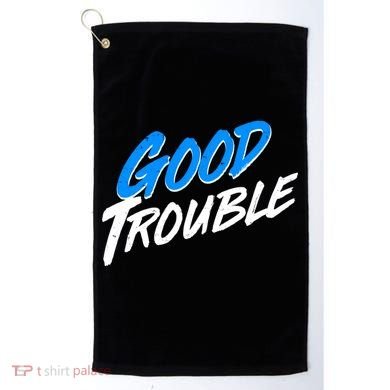 Good Trouble John Lewis Tribute Brush Stroke Golf Towel