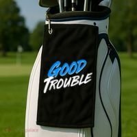Good Trouble John Lewis Tribute Brush Stroke Golf Towel thumb 2