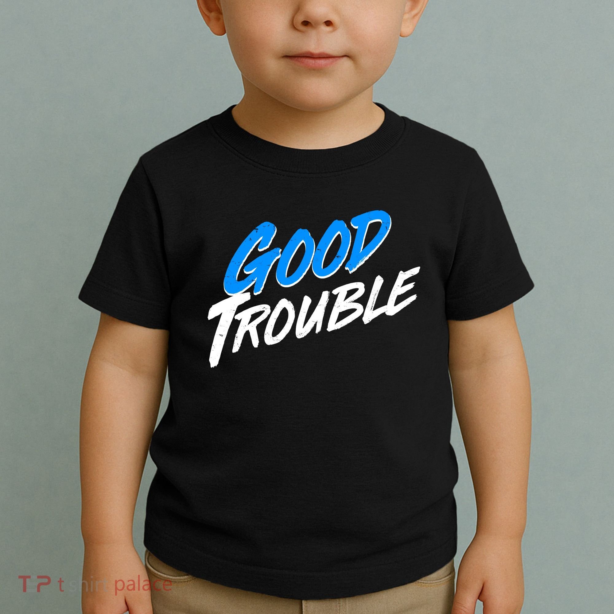 Good Trouble John Lewis Tribute Brush Stroke Toddler T-Shirt