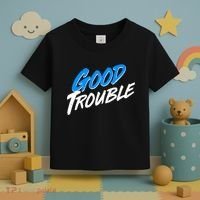 Good Trouble John Lewis Tribute Brush Stroke Toddler T-Shirt thumb 3