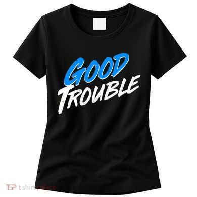 Good Trouble John Lewis Tribute Brush Stroke Women's T-Shirt