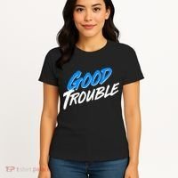 Good Trouble John Lewis Tribute Brush Stroke Women's T-Shirt thumb 4