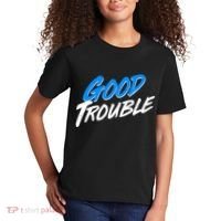 Good Trouble John Lewis Tribute Brush Stroke Kids T-Shirt thumb 2