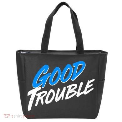 Good Trouble John Lewis Tribute Brush Stroke Tote Bag