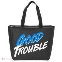 Good Trouble John Lewis Tribute Brush Stroke Tote Bag thumb 0
