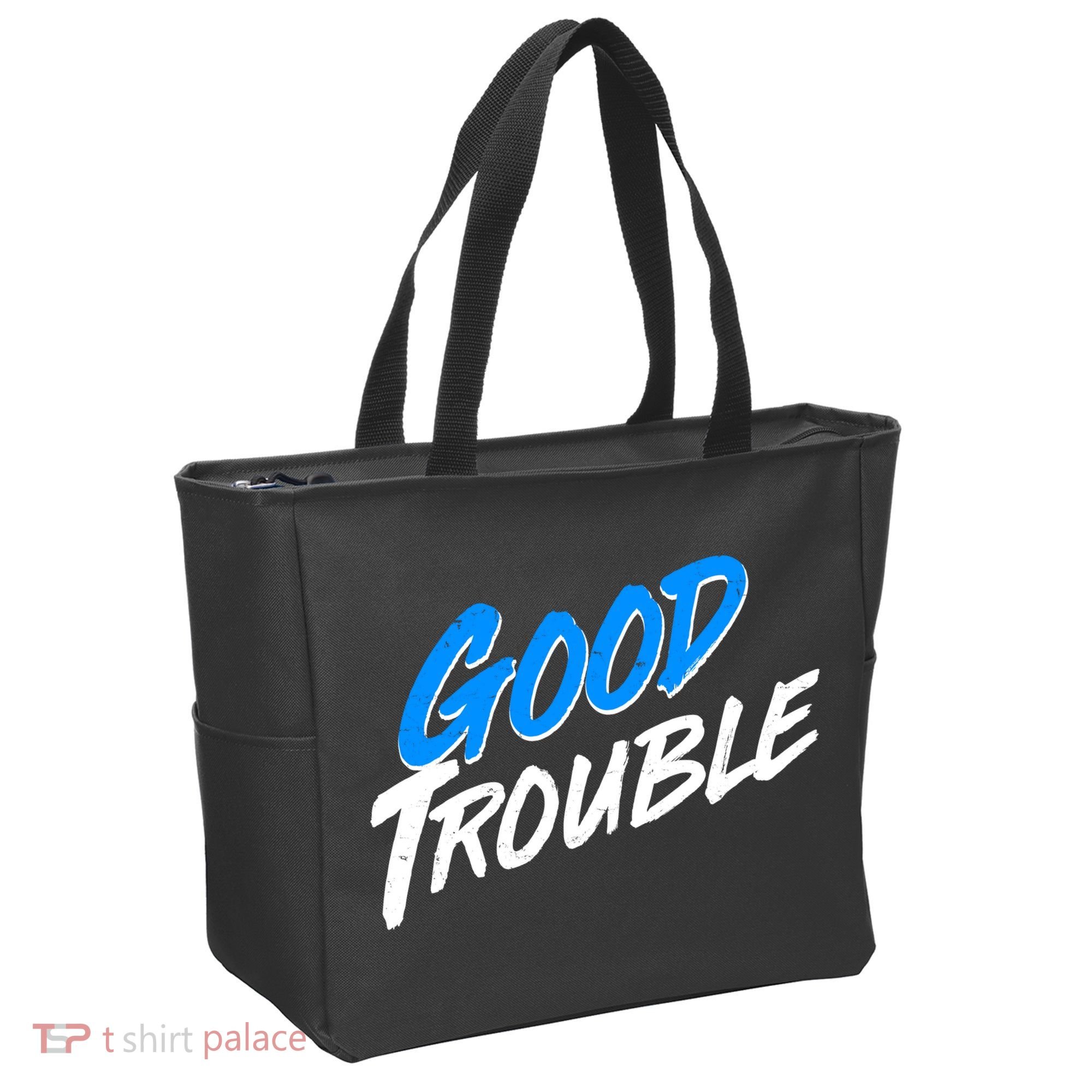 Good Trouble John Lewis Tribute Brush Stroke Tote Bag