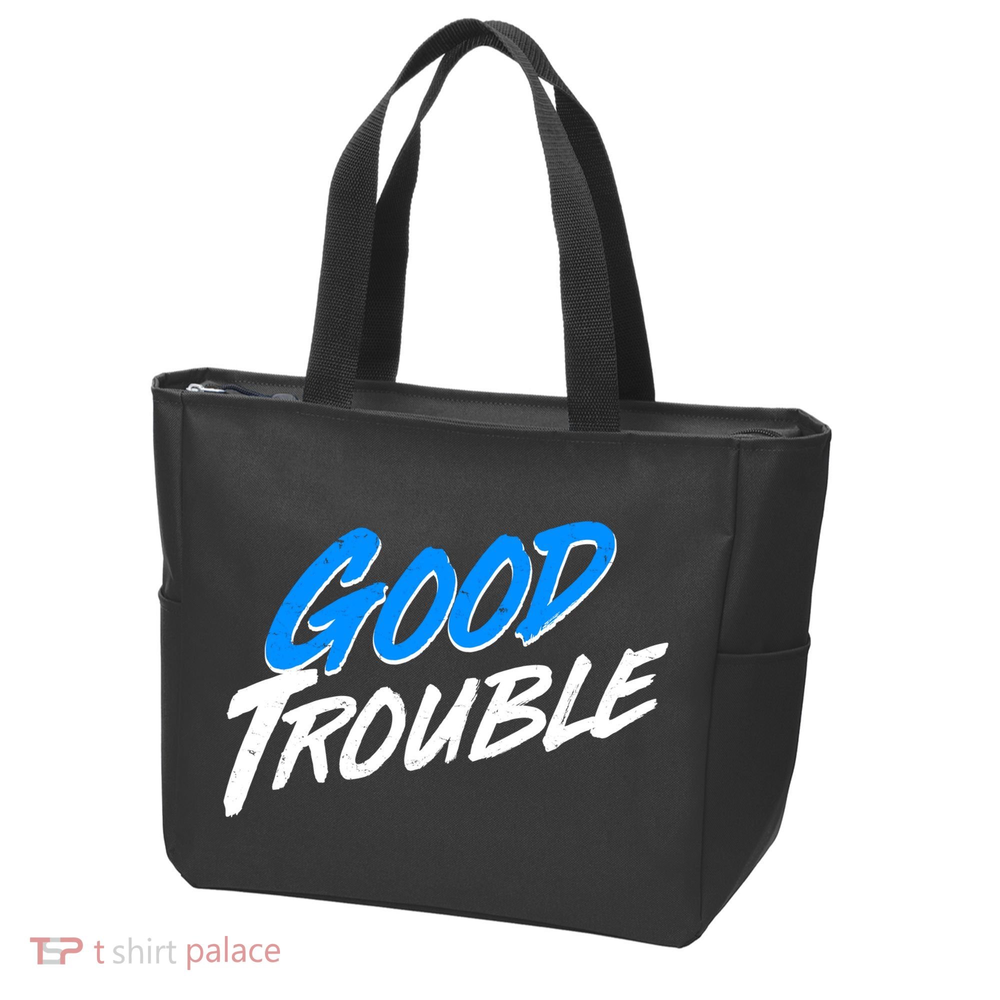 Good Trouble John Lewis Tribute Brush Stroke Tote Bag