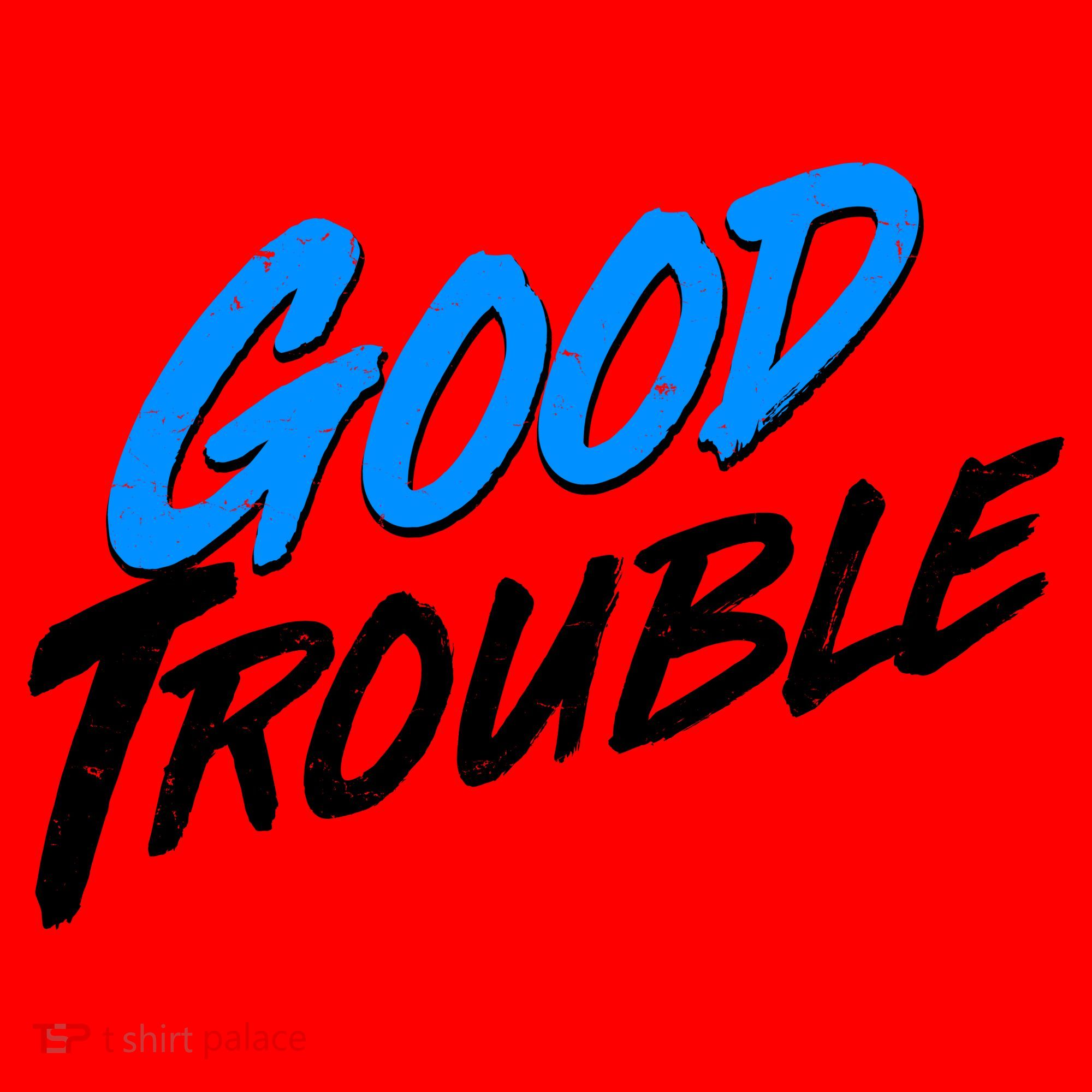 Good Trouble John Lewis Tribute Brush Stroke Santa Hat