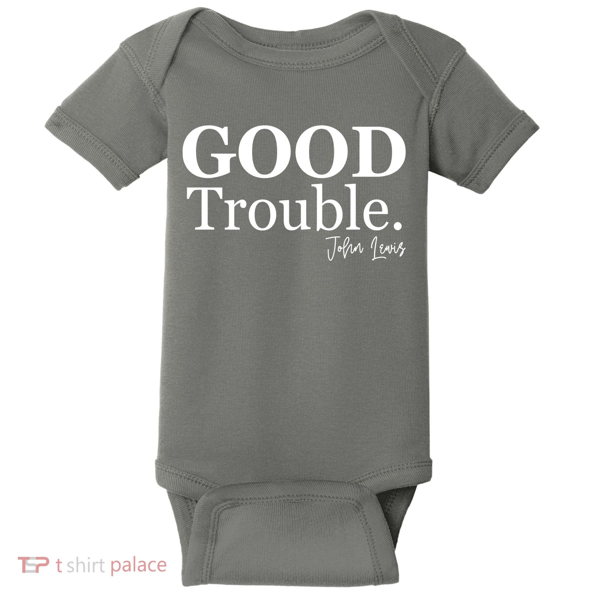 GOOD Trouble RIP John Lewis  Baby Bodysuit