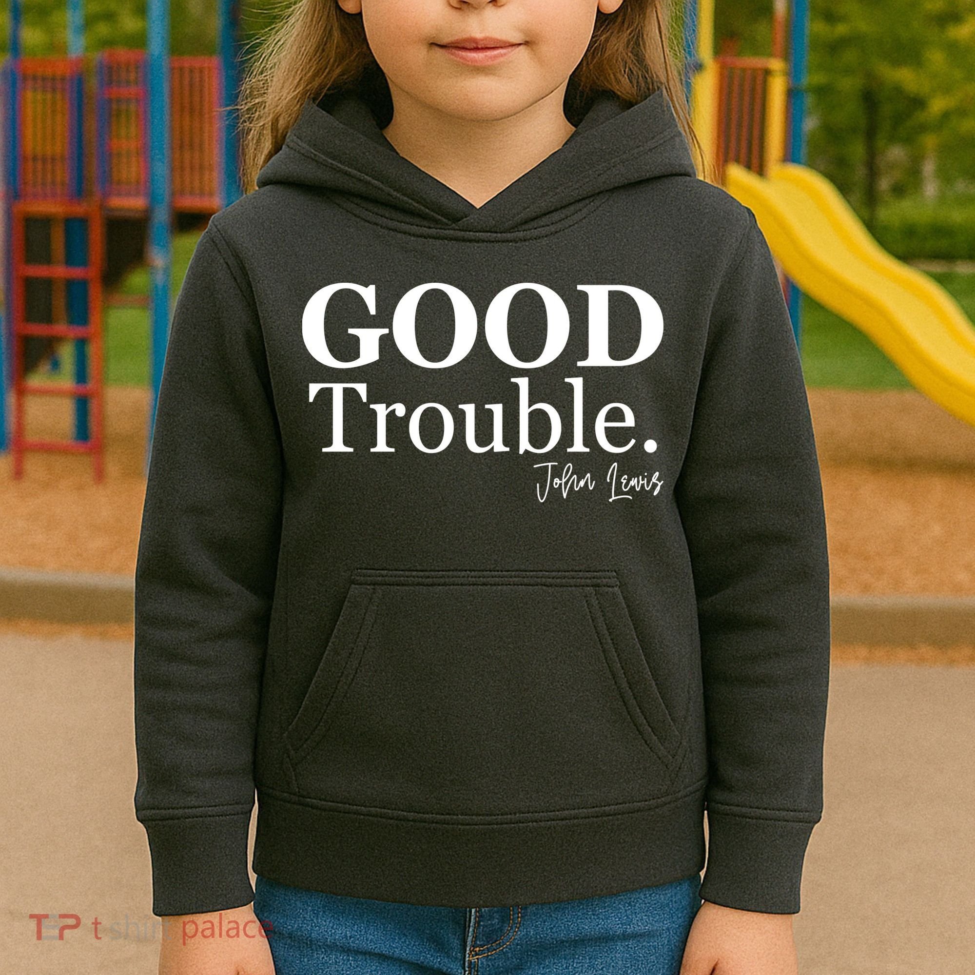 GOOD Trouble RIP John Lewis  Kids Hoodie