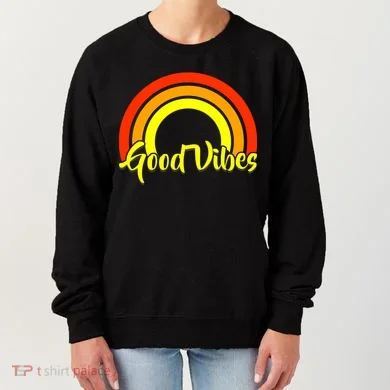 Good Vibes 80s Rainbow Women's Sweatshirt