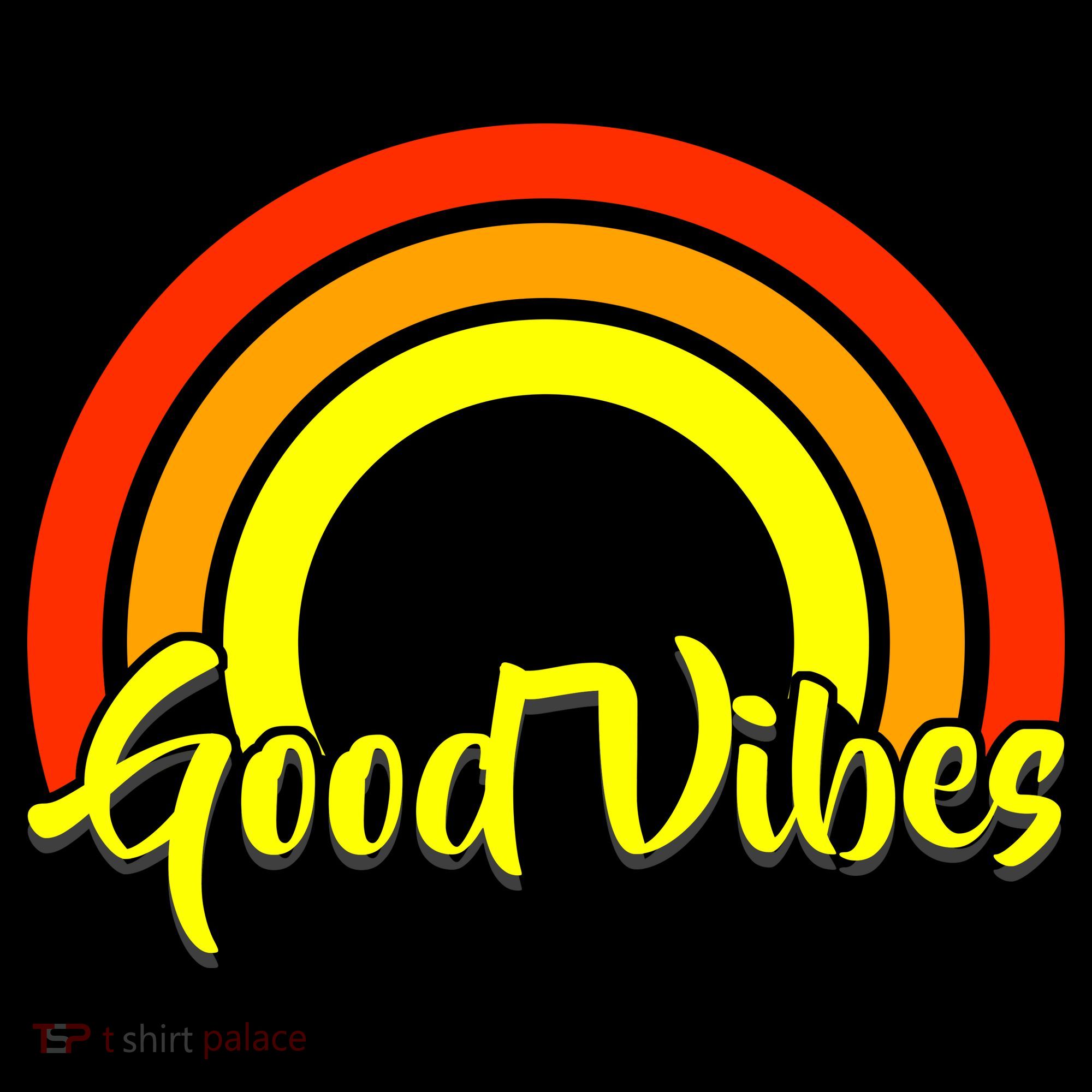 Good Vibes 80s Rainbow Pajama Set