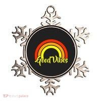 Good Vibes 80s Rainbow Ornament thumb 0