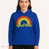 Good Vibes 80s Rainbow Hoodie thumb 5