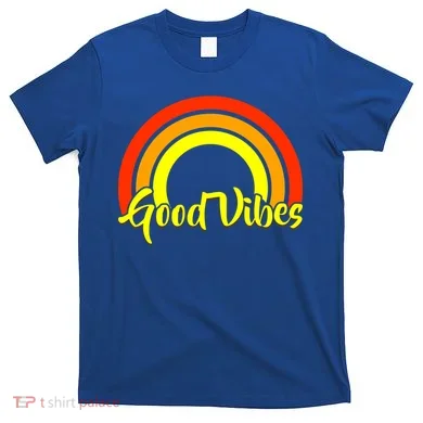 Good Vibes 80s Rainbow T-Shirt