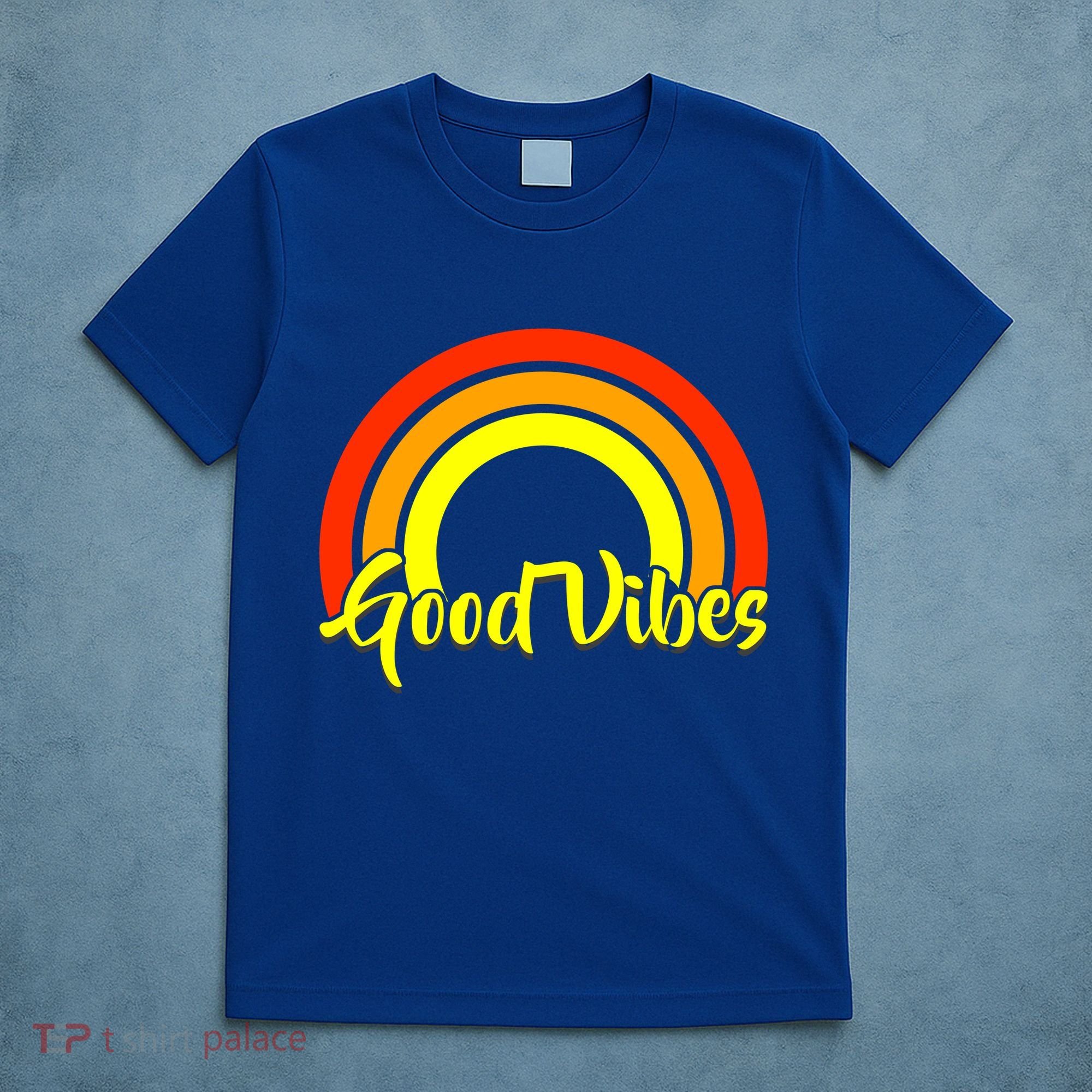 Good Vibes 80s Rainbow T-Shirt