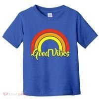 Good Vibes 80s Rainbow Toddler T-Shirt thumb 0