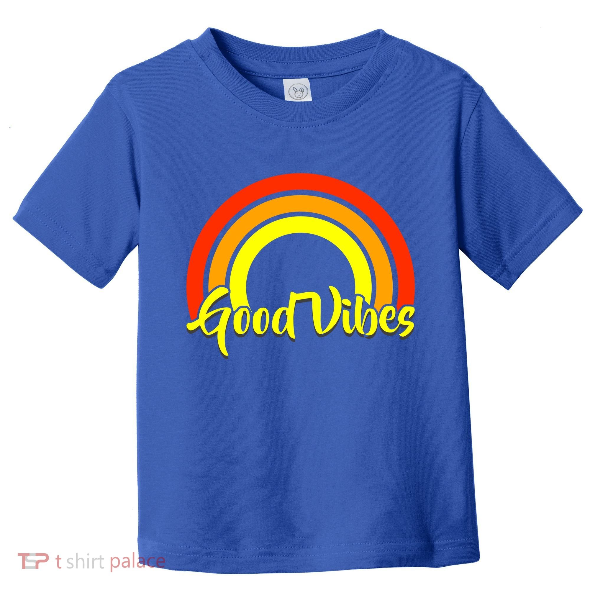 Good Vibes 80s Rainbow Toddler T-Shirt