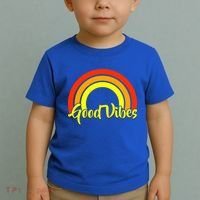 Good Vibes 80s Rainbow Toddler T-Shirt thumb 2