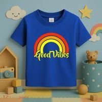Good Vibes 80s Rainbow Toddler T-Shirt thumb 3
