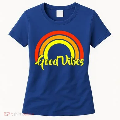 Good Vibes 80s Rainbow Women's T-Shirt