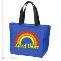 Good Vibes 80s Rainbow Tote Bag thumb 3