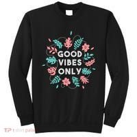 Good Vibes Only Flower Sweatshirt thumb 0