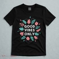 Good Vibes Only Flower T-Shirt thumb 5
