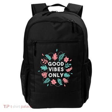 Good Vibes Only Flower Backpack