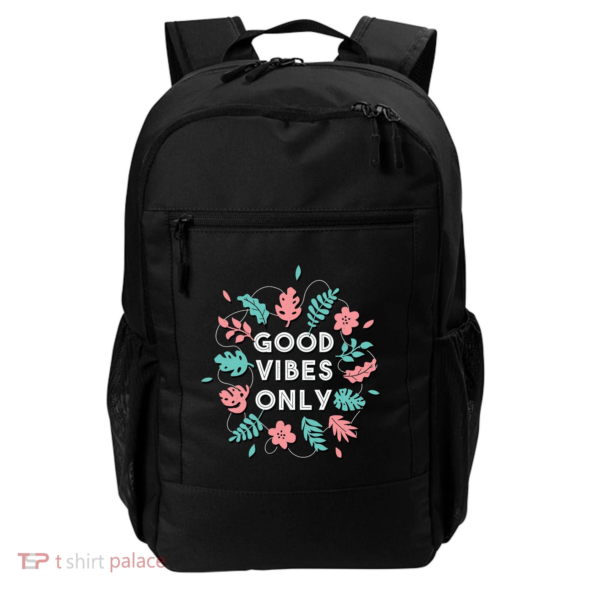 Good Vibes Only Flower Backpack