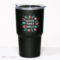Good Vibes Only Flower Tumbler thumb 0