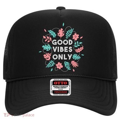 Good Vibes Only Flower Hat