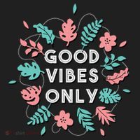 Good Vibes Only Flower Hat thumb 2